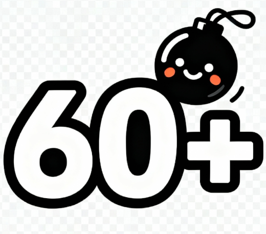 Logo Campo Minado 60+